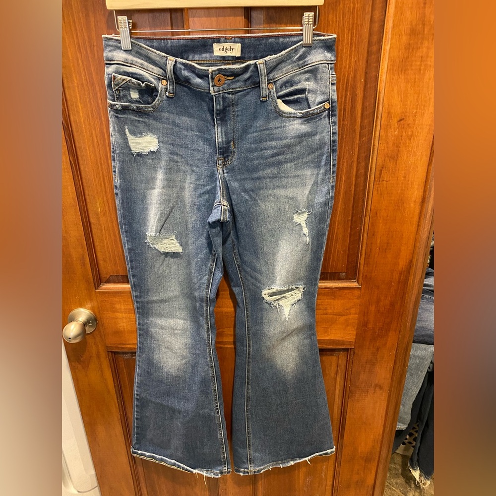 Distressed Blue Women's Jeans